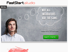 Tablet Screenshot of faststartstudio.com